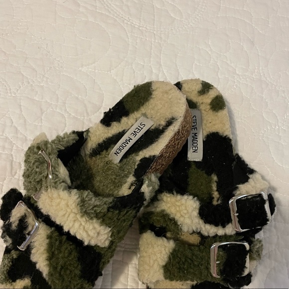 Steve Madden Womens Shearling Camouflage - Picture 5 of 9